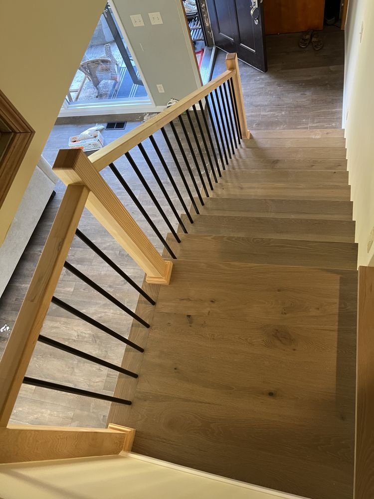 Staircase Rebuild with Custom Stairnose